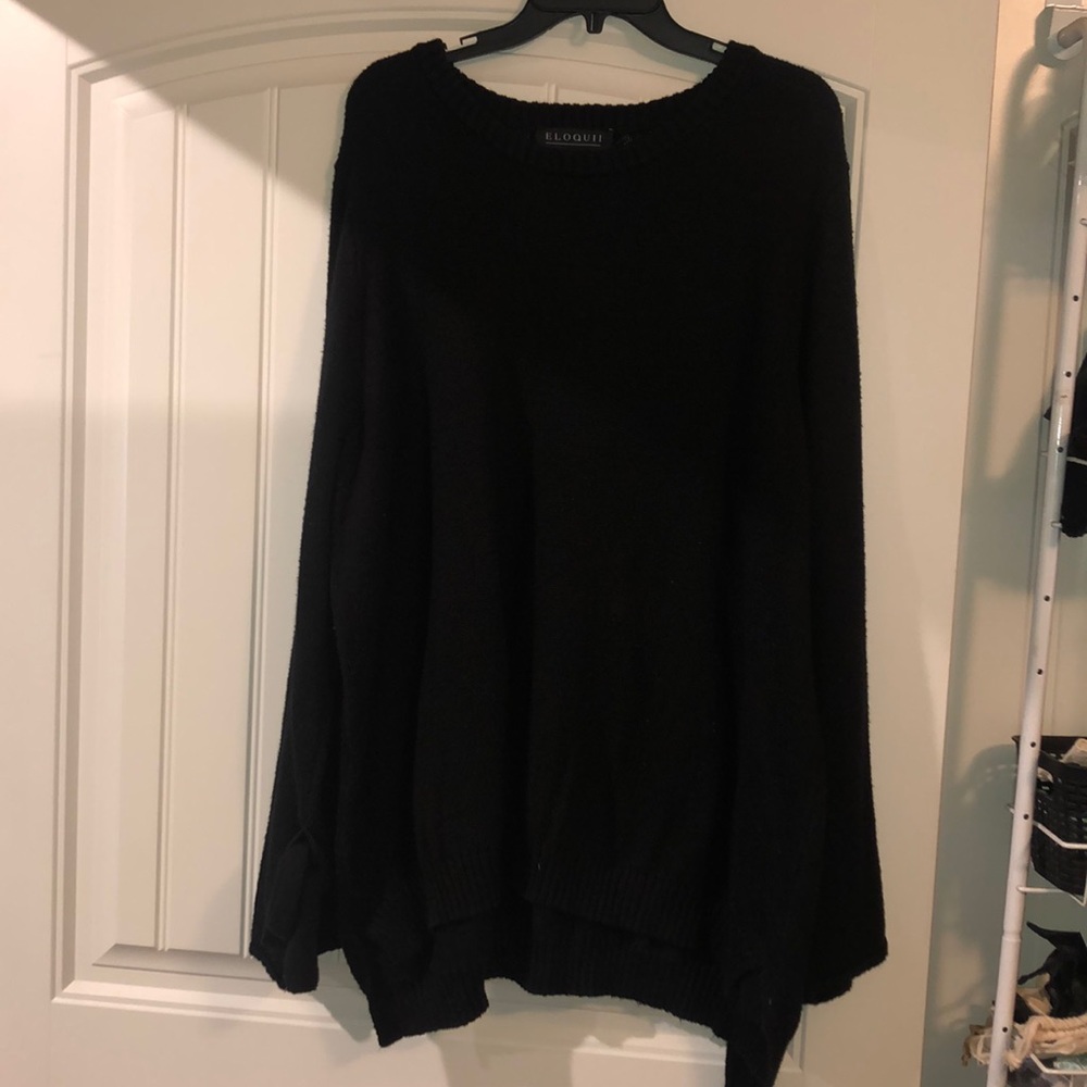 Eloquii Sweater with sleeve detail